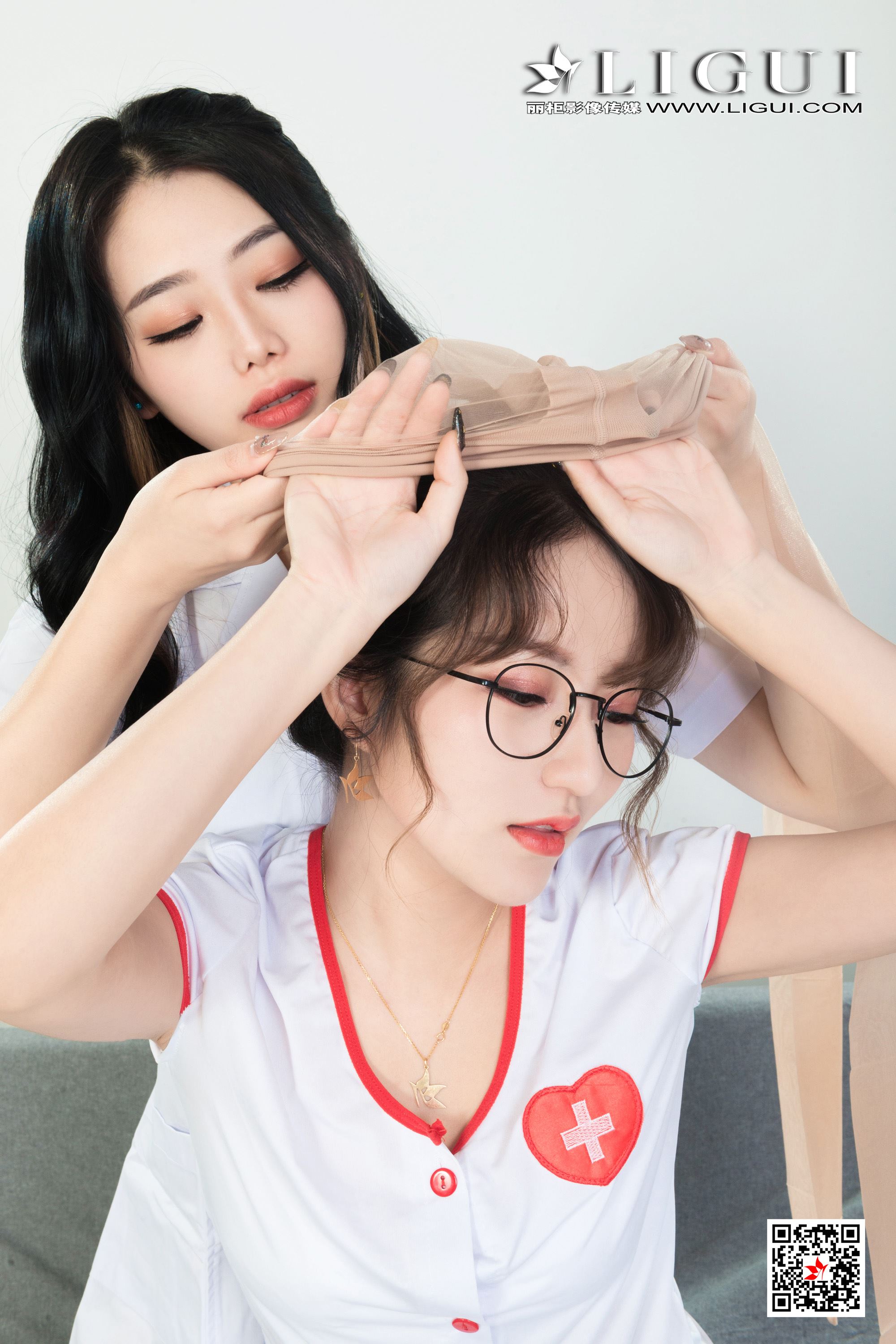 Ligui丽柜 2021.06.25 网络丽人 Model 小智贤&汐汐